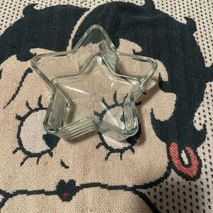 Star-Shaped Glass Dish